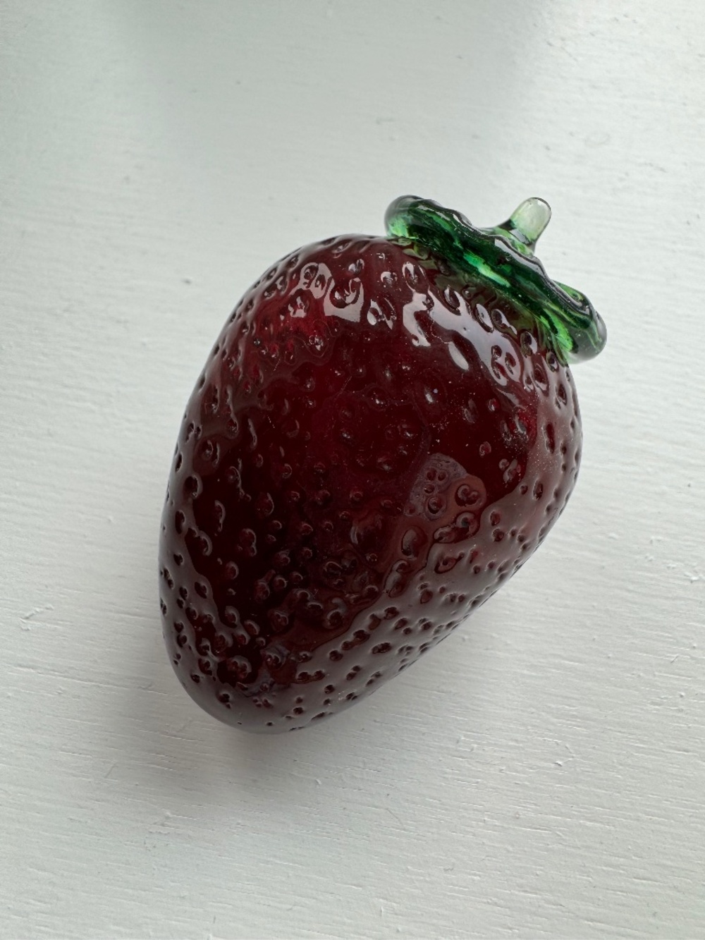 Glass Strawberry
